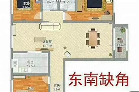 缺角意思|房子缺角